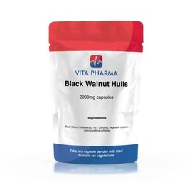 VITA PHARMA Black Walnut Hulls 2000mg 30 Capsules