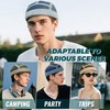 CLAPE 5 Panel Mesh Brimless Hat for Men, Lightweight Breathable