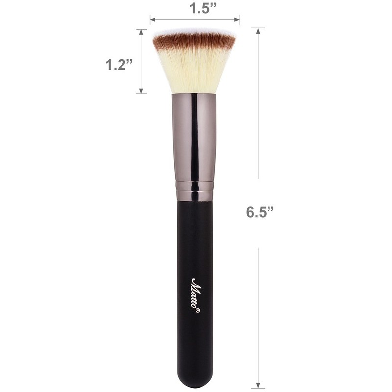 Matto Flat Kabuki Foundation Brush - Flat Top Makeup Brush