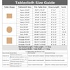 NEWISHER White Oval Tablecloth 70x90 inch, Heavy Duty Polyester Fabric