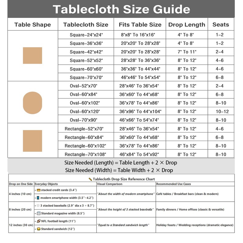 NEWISHER White Oval Tablecloth 70x90 inch, Heavy Duty Polyester Fabric