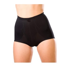 Camille Womens Bella Magic Firm Control Two Pack Shapewear Support Slimming Briefs 10 Black