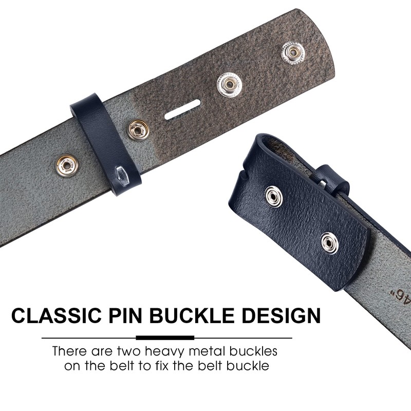 HJones Correa de repuesto para hombre, sin hebilla, cinturón de