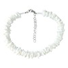 BlueRica Puka Chip Shell Anklet (Solid Color) 10" (White)