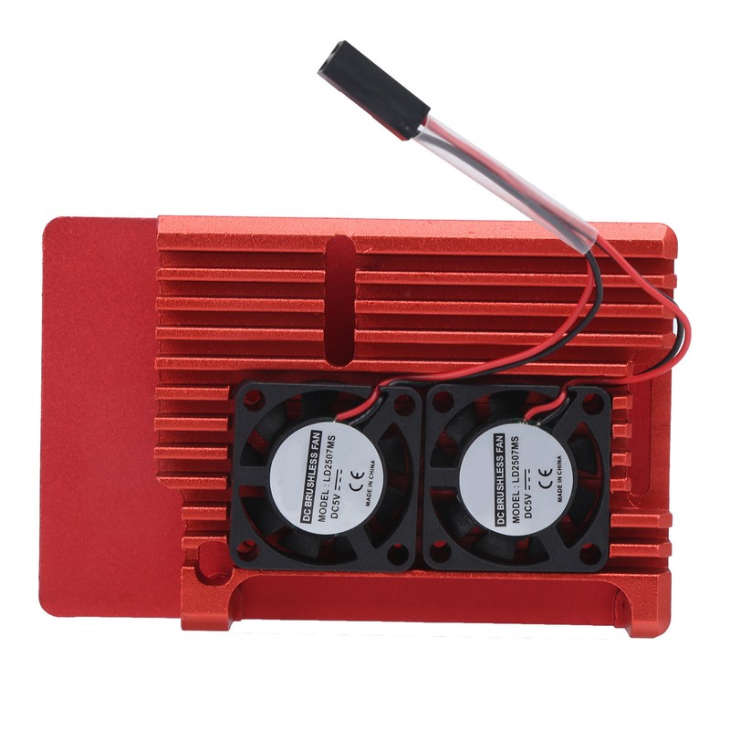 Aluminum Alloy Case Box with Dual Fan Heat Dissipation Accessory