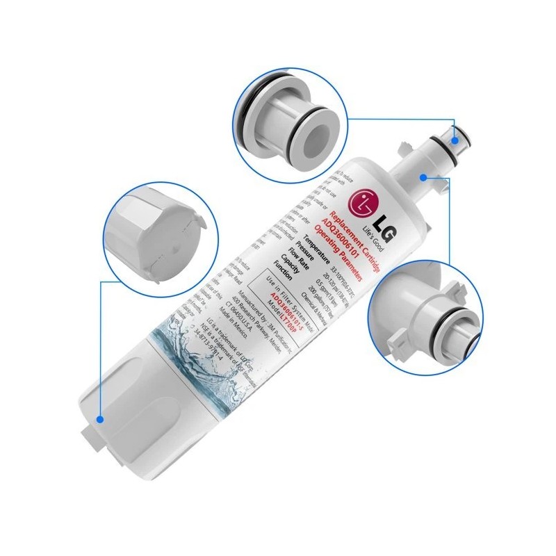 L G 2 Pack For LG LT700P Refrigerator Replacement Water