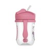 Dr. Brown's Vaso entrenador 9oz. con popote rosa
