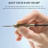 CVDYWDJIE 6-Piece Dart Sharpening Stone, Mini Sharpener, Creative and Interesting