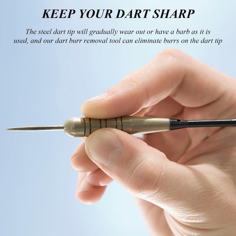 CVDYWDJIE 6-Piece Dart Sharpening Stone, Mini Sharpener, Creative and Interesting