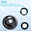 Black Porcelain Burner Drip Pans (1) 8” WB31M19 (3) 6”