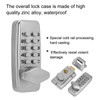 Digital Mechanical Password Door Lock, Waterproof Mechanical Code Lock, Durable
