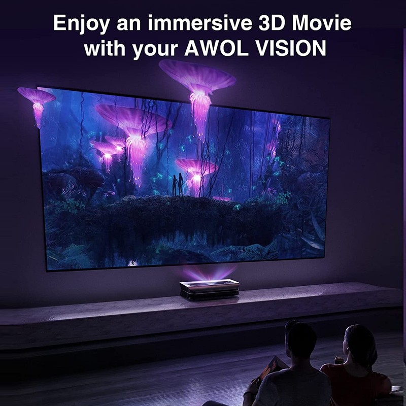 DLP Link 3D Glasses 144Hz Rechargeable High Light Transmission 3D