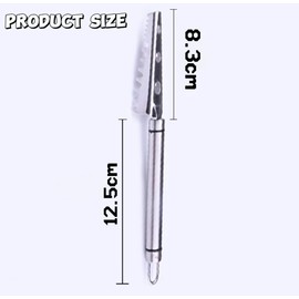 Fish scale scraper with 304 stainless steel serrations, fish scale remover.