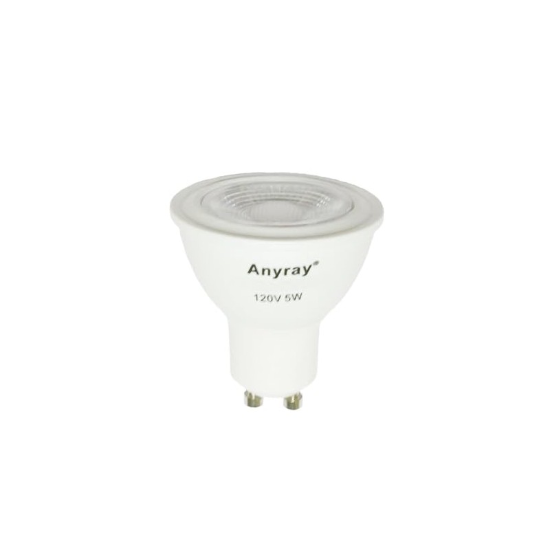 Anyray 1-LED Bulb 5W Replacement for GU10 120v 35W MR-16