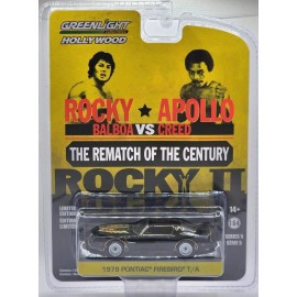 GREENLIGHT HOLLYWOOD S5 ROCKY II 1979 PONTIAC FIREBIRD T/A REAL RIDERS!