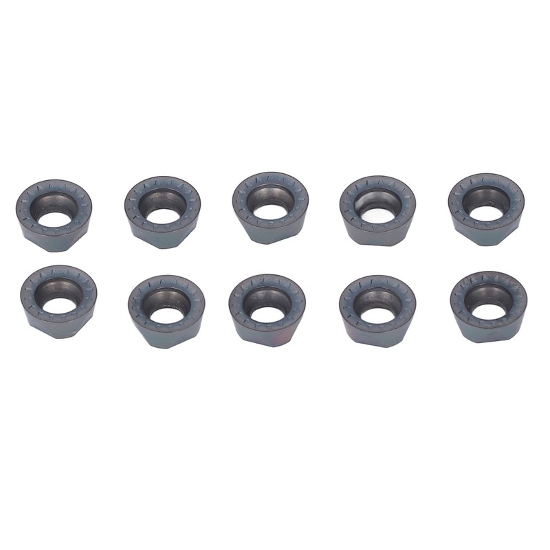 10Pcs Carbide Turning Inserts Round Coated Blade for Wood Metal