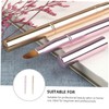 Ipetboom 4pcs Lip Brush Cover Dual-headed Makeup Applicator for Lipstick