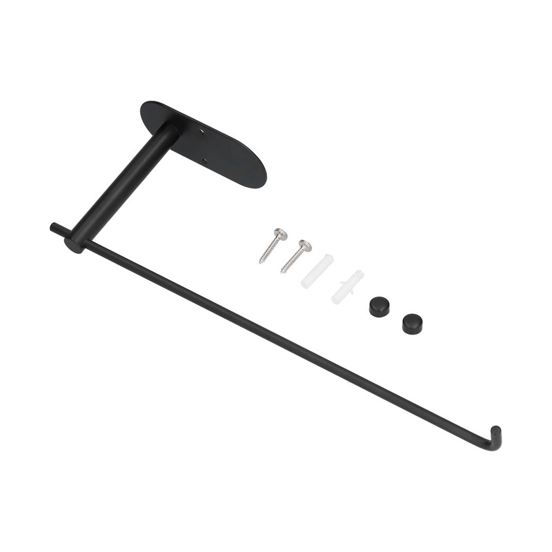 Paper Towel Holder Self Adhesive Drilling Stainless Steel Wall Towel