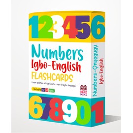 Igbo-English Numbers Flashcards, Educational Language Learning Cards, Bilingual Teaching Resource, Language Teaching Aid, Cultural Learning, Learn to Count in Igbo & English