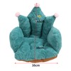 Office Chair Cushion Semi Enclosed Crown Shape Polyester Fiber Seat