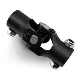 RABROPAR 3/4" 36 Spline X 3/4" DD Steering Shaft U Joint Single Black Universal Joint Coupling 3-3/4" Overall Length