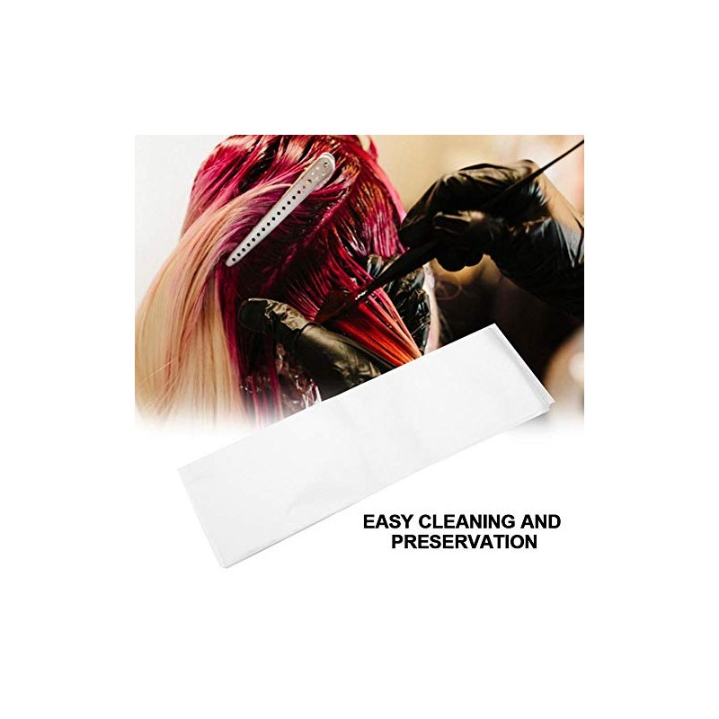 100pcs / pack Papel de tinte de cabello reciclable para