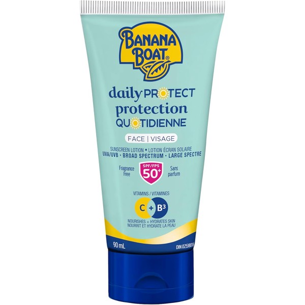 Banana Boat Daily Protect Face Sunscreen Lotion SPF 50+