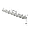 Quickun 304 Stainless Steel Fully Thread Rod, M8-1.25 Thread Pitch,