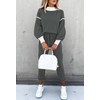 Fixmatti Sweatsuits Women 2 Piece Outfit Crop Sweatshirt And Jogger