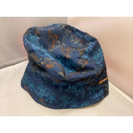 Wonder Nation Boys Sun Hat Reversible Bucket One Size Multi Orange UPF 50+