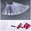 KRISMYA Set of 4 Total 200 Pcs Clear Nail Swatches