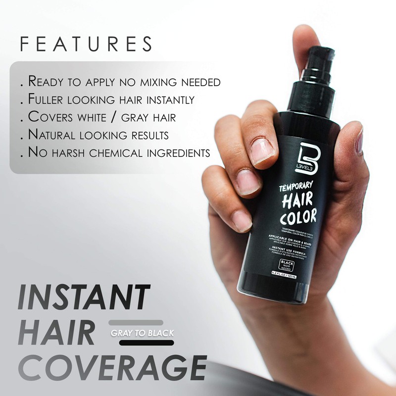 L3 - Temporary Beard Color - Full Beard in Minutes