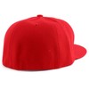 Trendy Apparel Shop Big Size Oversized Flat Bill Baseball Fitted