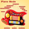 Kids Guitar-Piano 2-in-1 Musical Instrument, Toddler Guitar for 3-5 Year