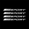 4Pcs/Set Sport Decal Sticker Car Door Handle Sticker White