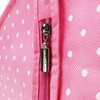 HANGERWORLD Single Pink Polka Dot Breathable Garment Coat Cover Bag-for
