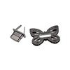 uxcell 2 Sets Butterfly Purses Twist Lock Clutches Closures for