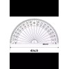 eboot 4 Inch Clear 180 Degree Protractor
