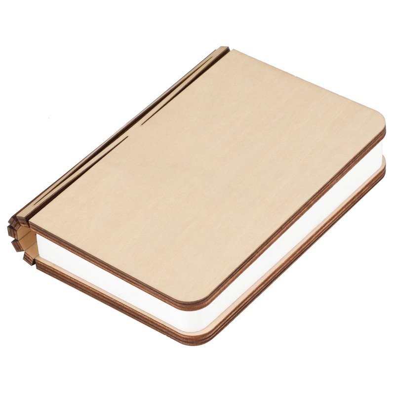 USB Magnetic Wooden Book Light Portable LED Foldable Desk Night