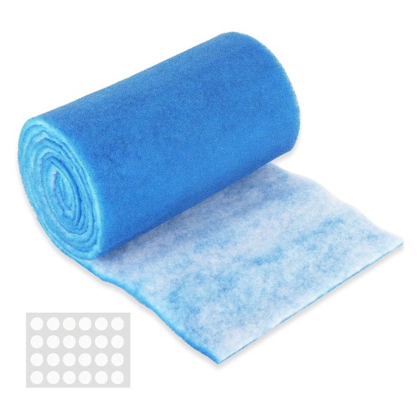 11-FT BLUE BONDED AQUARIUM FILTER MEDIA PAD 2X 12" X