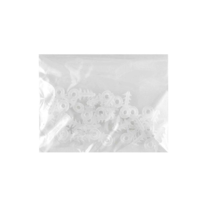Super Idee Pack of 100 Hangers for Polystyrene Balls, Christmas