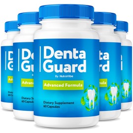 (5 Pack) Denta Guard – Original DentaGuard Formula for Grinding, Clenching, and Nighttime Oral Care, Gentle Daily Support for Gums, Comfort & Mouth Wellness (300 Capsules)