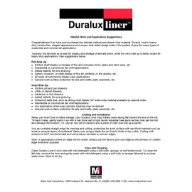 Duralux Black Shelf Liner (one 14" x 10' roll) | Drawer Liner | Non-Adhesive | Felt-Backed for Dual Use | Non-Slip | Durable & Waterproof | Home & Office