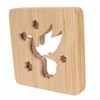 2W 3D Wood Carving Lamp Warm White Light Peace Dove