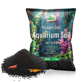 Hygger CO2 Upgraded Aquarium Soil Water Grass Mud, Ideal for Fish Tank Aquascaping Aquarium Substrate Soil for Plants and Shrimps, No Need to Wash (17.6 Pounds)