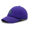JPAK Cute Green Dinosaur Premium Dad Hat Embroidered Cotton Baseball