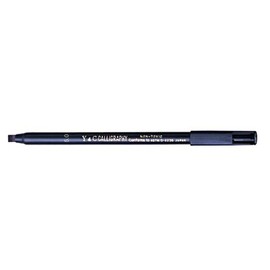 Niji Yasutomo Calligraphy Marker 5.0mm Chisel Tip, Black Ink (NSC6005A)