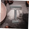 BIUDECO 2Pcs Stainless Steel Rolling Pin Ergonomic Dough Roller for
