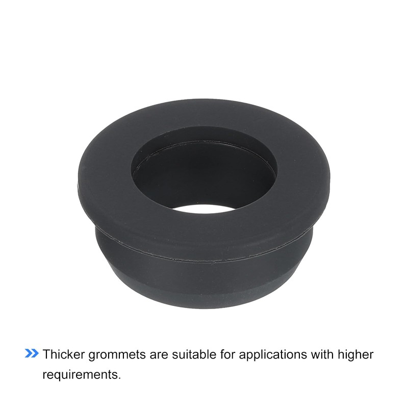 QUARKZMAN T Type Rubber Grommet Holder Diameter 33.3mm Inner Diameter