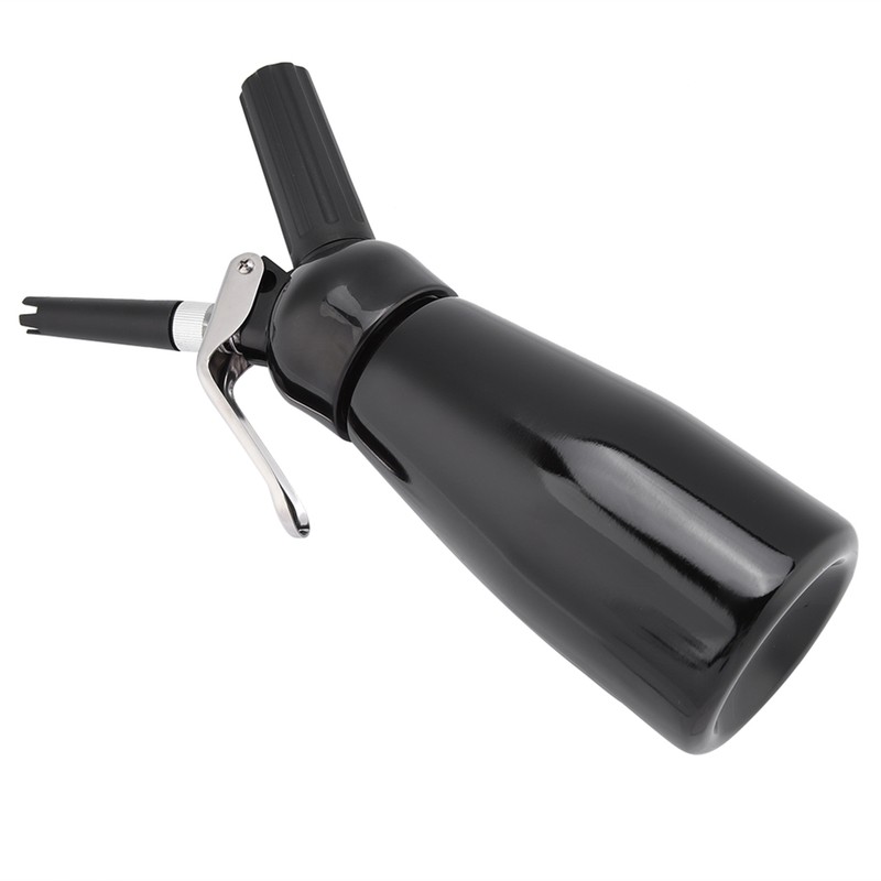 250mL Portable Red Aluminum Whipped Dessert Cream Butter Dispenser Whipper